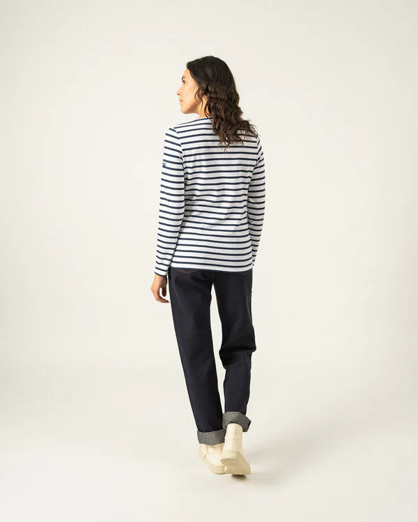 Saint James T-Shirt Woman Minquidame Striped Sailor