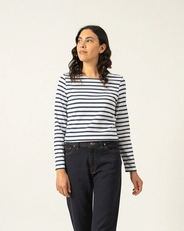 Saint James T-Shirt Woman Minquidame Striped Sailor