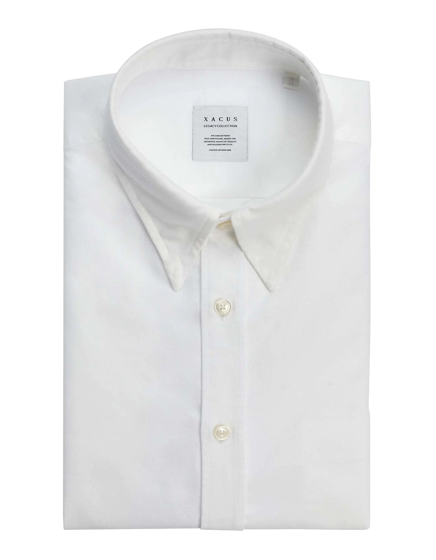 Xacus Shirt Man Popeline White