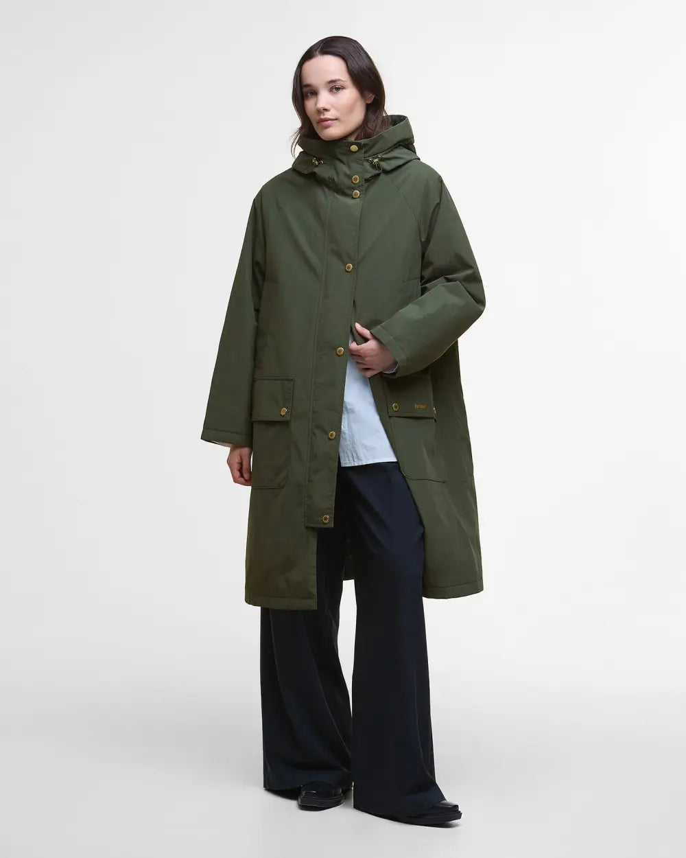 Barbour Jacket Woman Catalina Showerproof Olive