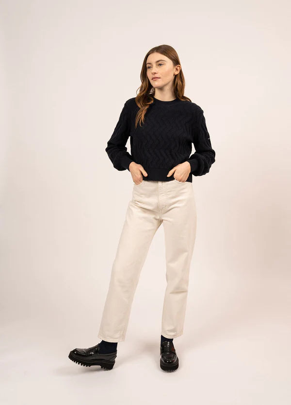 Saint James Sweater Woman Quebec Navy