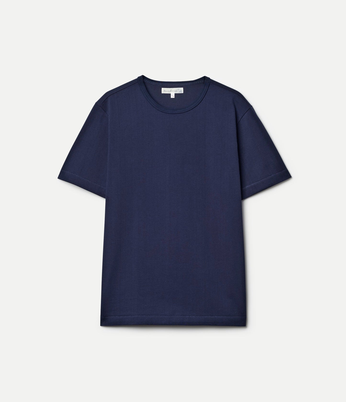 Merz b. Schawnen T-Shirt Man Cotton II Ink Blue