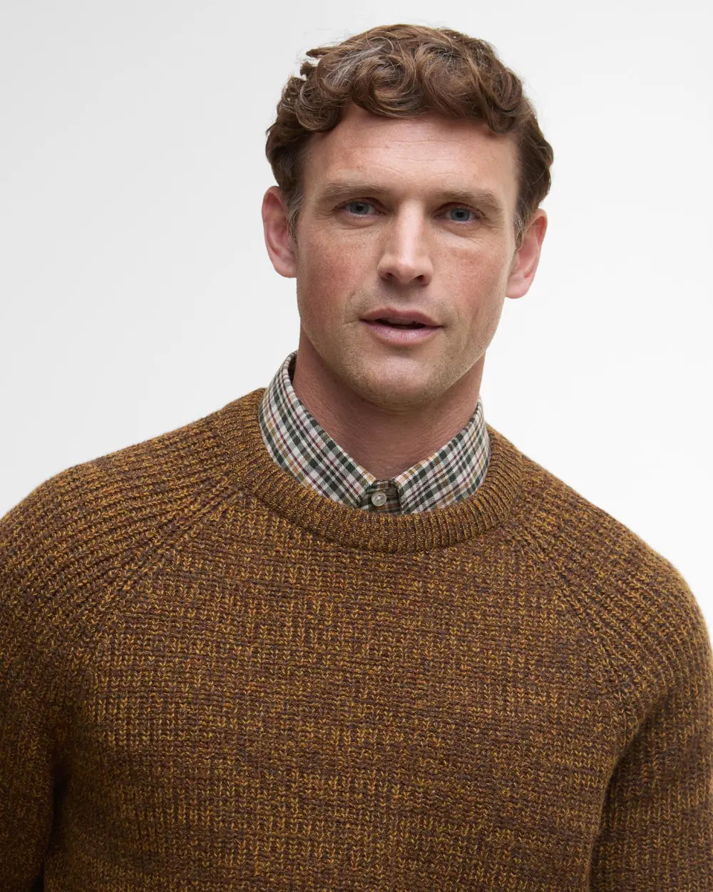 Barbour Sweater Man Horseford Copper