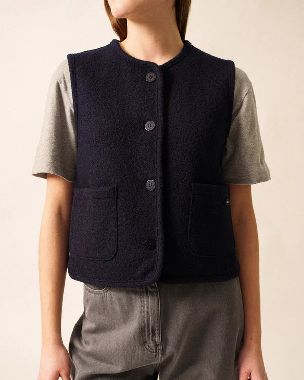 Saint James Sweater Woman Sleeveless Vest