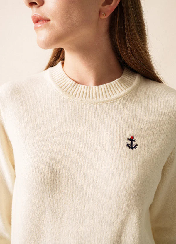 Saint James Sweater Woman Jumper Ecume