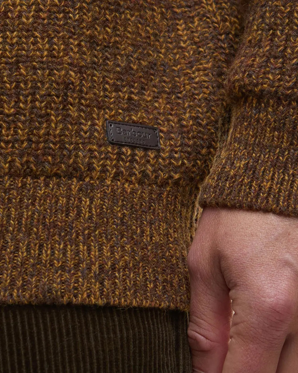 Barbour Sweater Man Horseford Copper