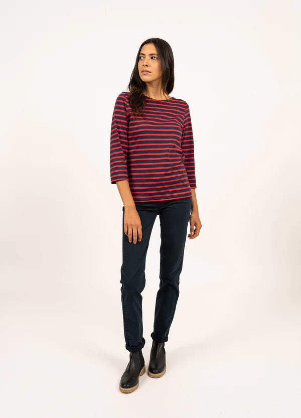 Saint James T-Shirt Woman Galathee Sailor Striped Shirt M/T
