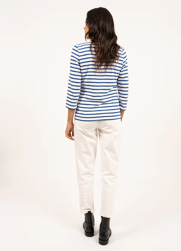 Saint James T-Shirt Woman Galathee Sailor Striped Shirt N/G