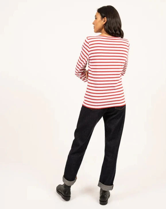 Saint James T-Shirt Woman Galathee Sailor Striped Shirt N/T