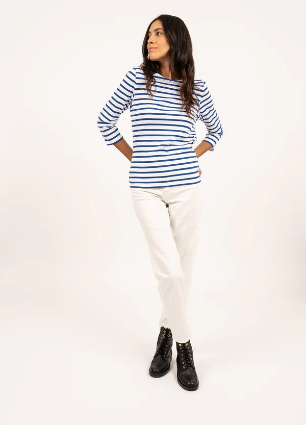 Saint James T-Shirt Woman Galathee Sailor Striped Shirt N/G