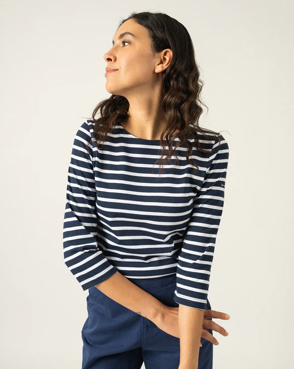 Saint James T-Shirt Woman Galathee Sailor Striped Shirt