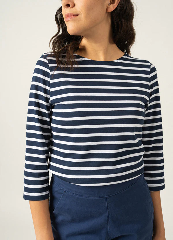 Saint James T-Shirt Woman Galathee Sailor Striped Shirt