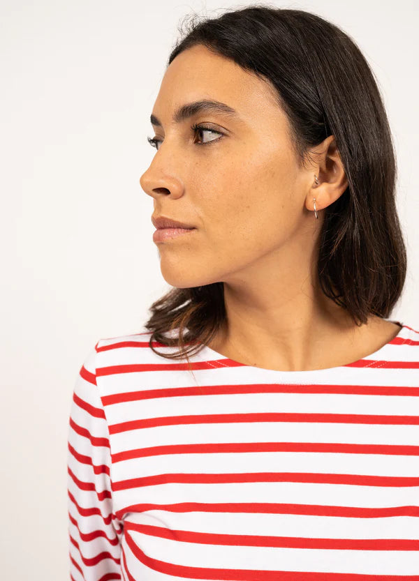 Saint James T-Shirt Woman Galathee Sailor Striped Shirt N/T