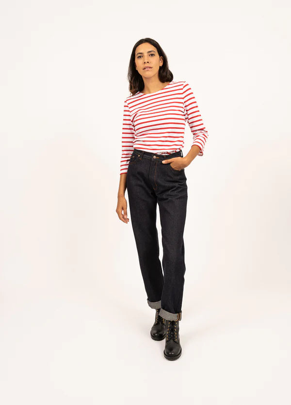 Saint James T-Shirt Woman Galathee Sailor Striped Shirt N/T