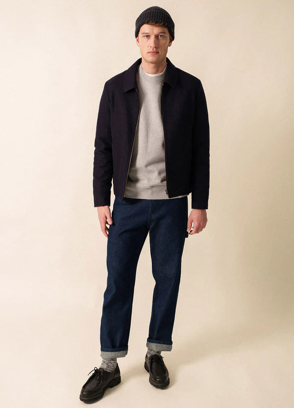 Saint James Jacket Man Wool Jacket Navy