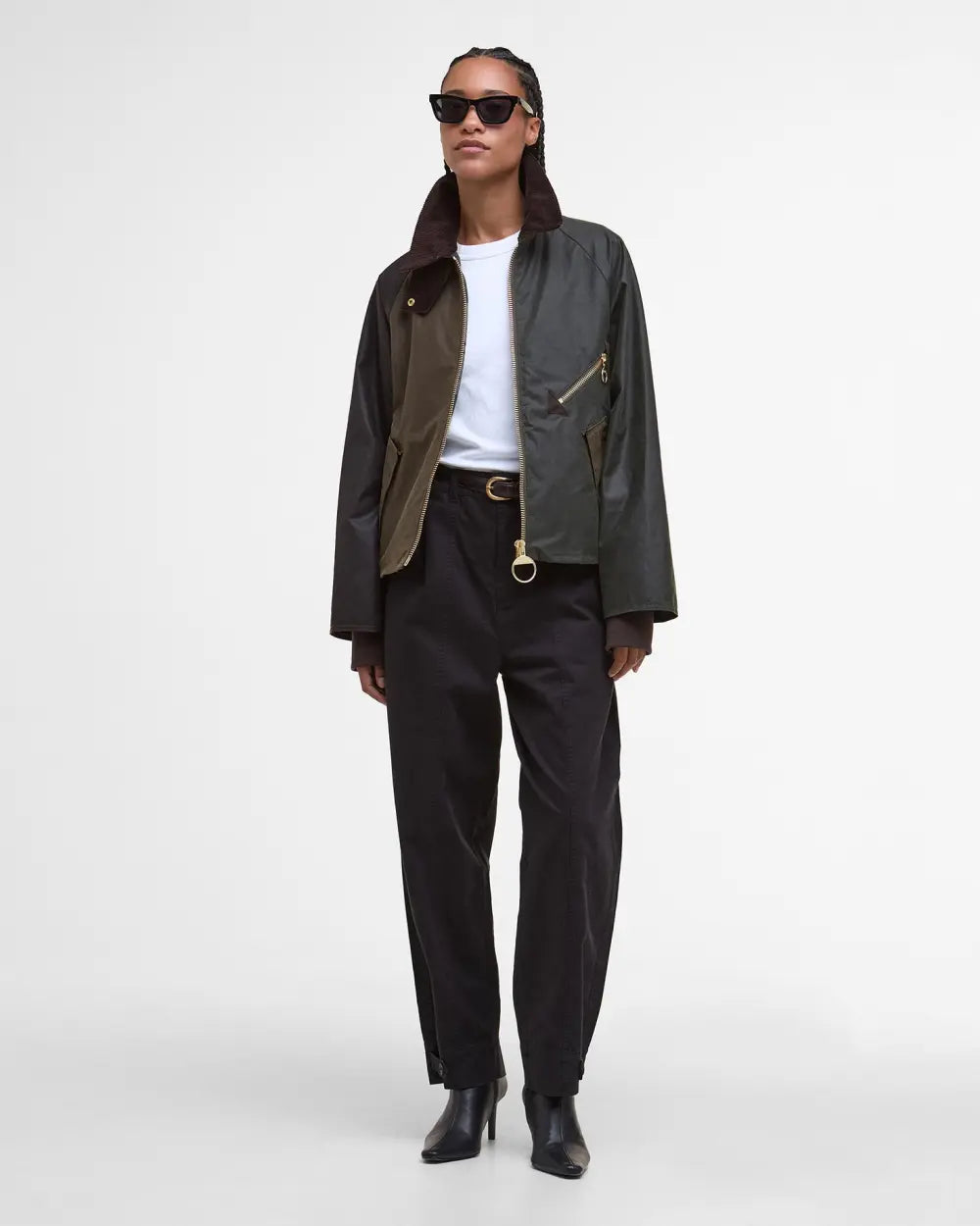 Barbour Jacket Woman Arlene Wax Beech/Ancient Tartan