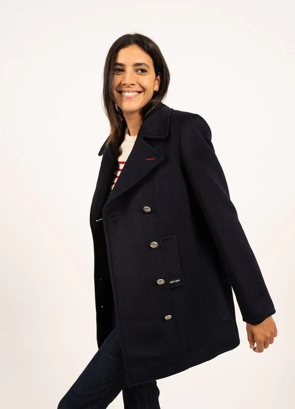 Saint James Jacket Woman Peacot Navy