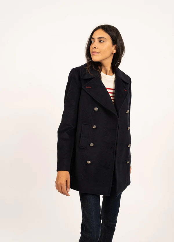 Saint James Jacket Woman Peacot Navy
