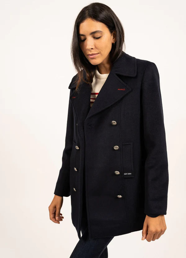 Saint James Jacket Woman Peacot Navy