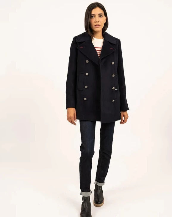 Saint James Jacket Woman Peacot Navy