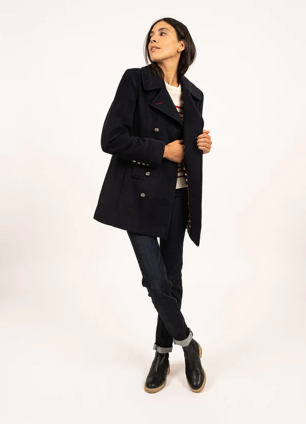 Saint James Jacket Woman Peacot Navy