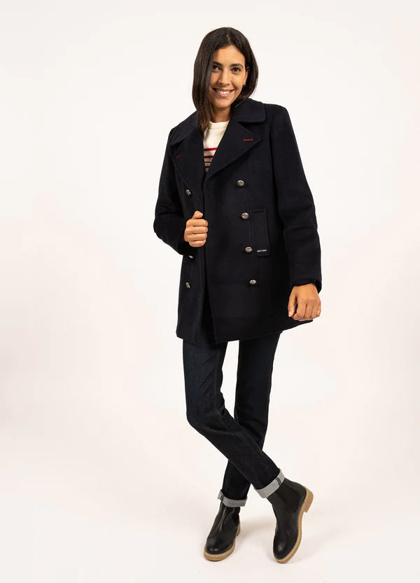 Saint James Jacket Woman Peacot Navy