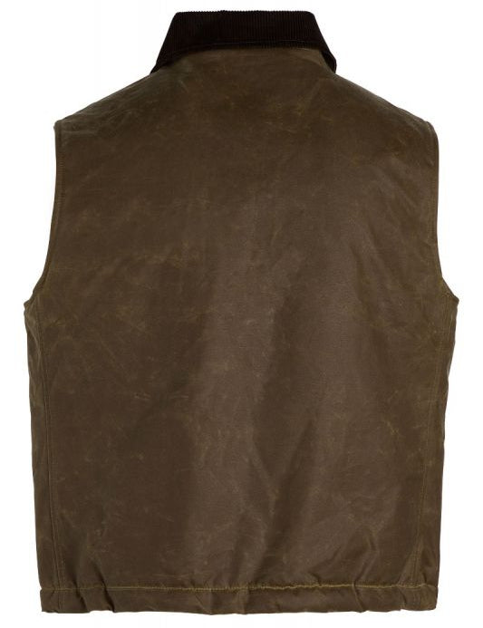 Manifattura Ceccarelli Jacket Man Lined Alligator Vest Dark Tan