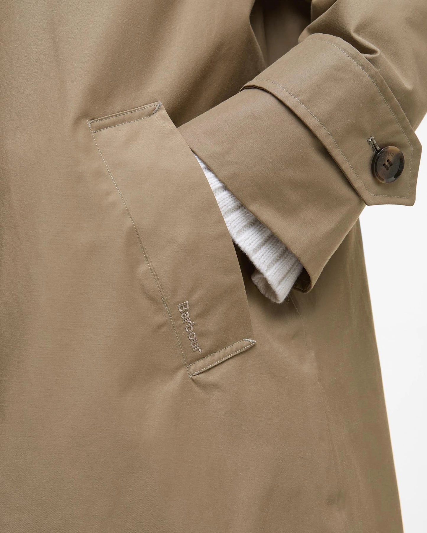 Barbour Jacket Woman Sadie Showerproof Brown/Hessian Tartan