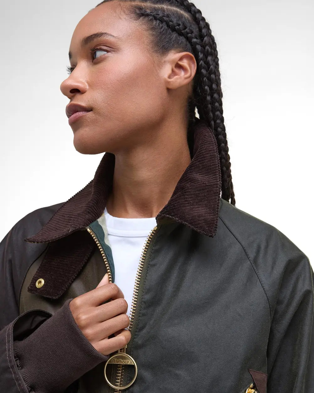 Barbour Jacket Woman Arlene Wax Beech/Ancient Tartan