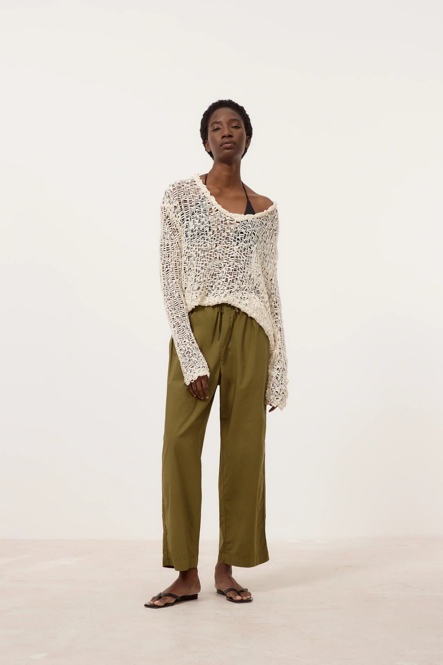 Closed Trouser Woman Romilla Hunter Green