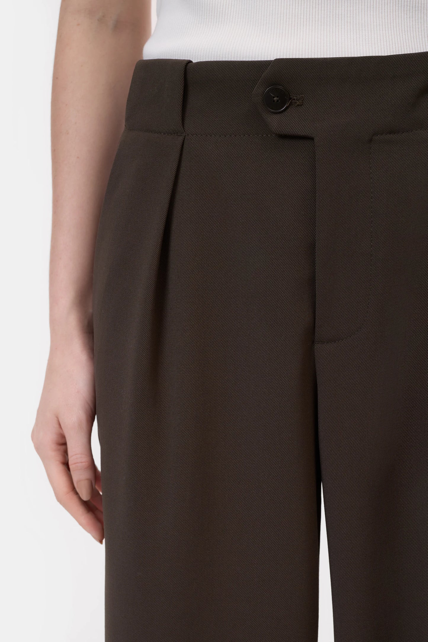 Closed Trouser Woman Mawson Marsh Green