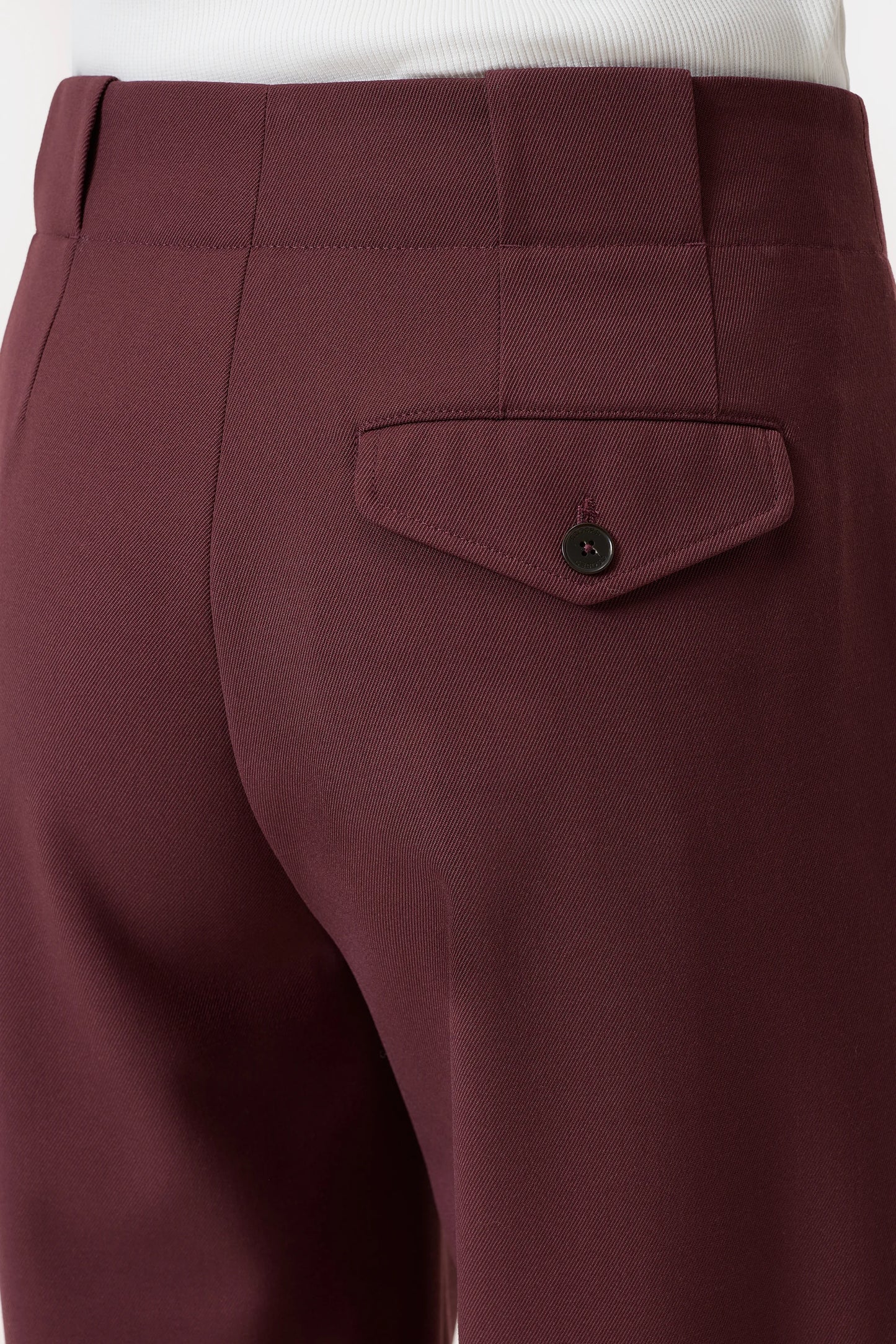 Closed Trouser Woman Mawson Marsh Bordeaux