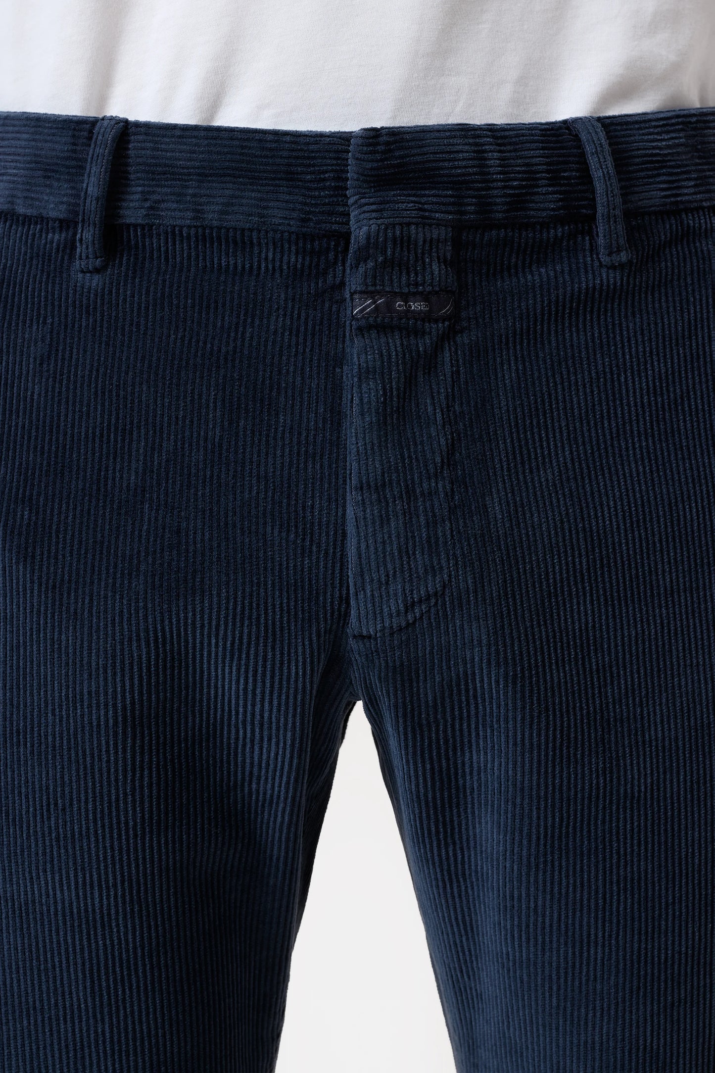 Closed Trouser Man Clifton Corduroy Dark Night