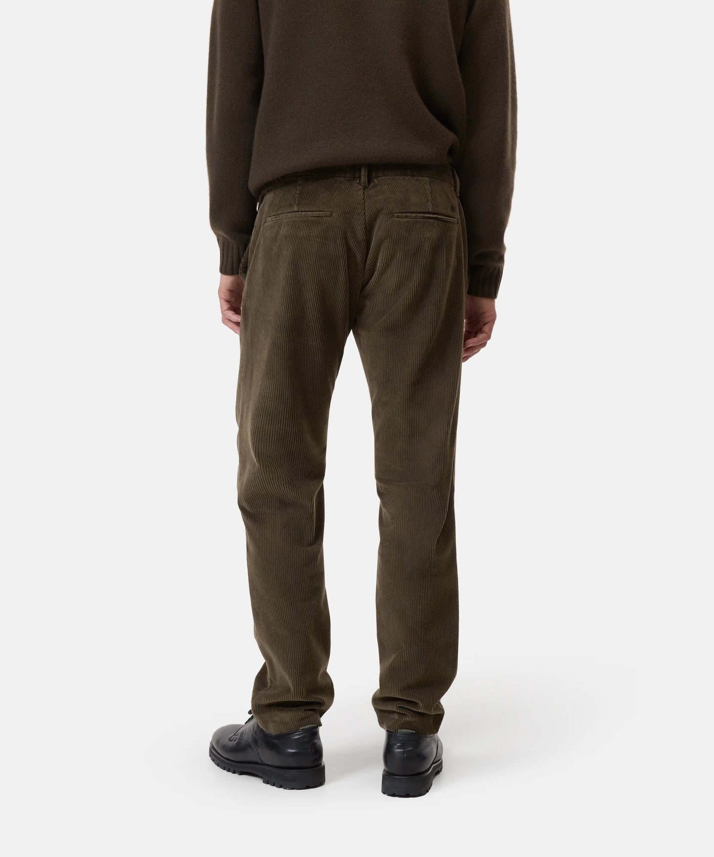 Closed Trouser Man Clifton Corduroy Marsh Green