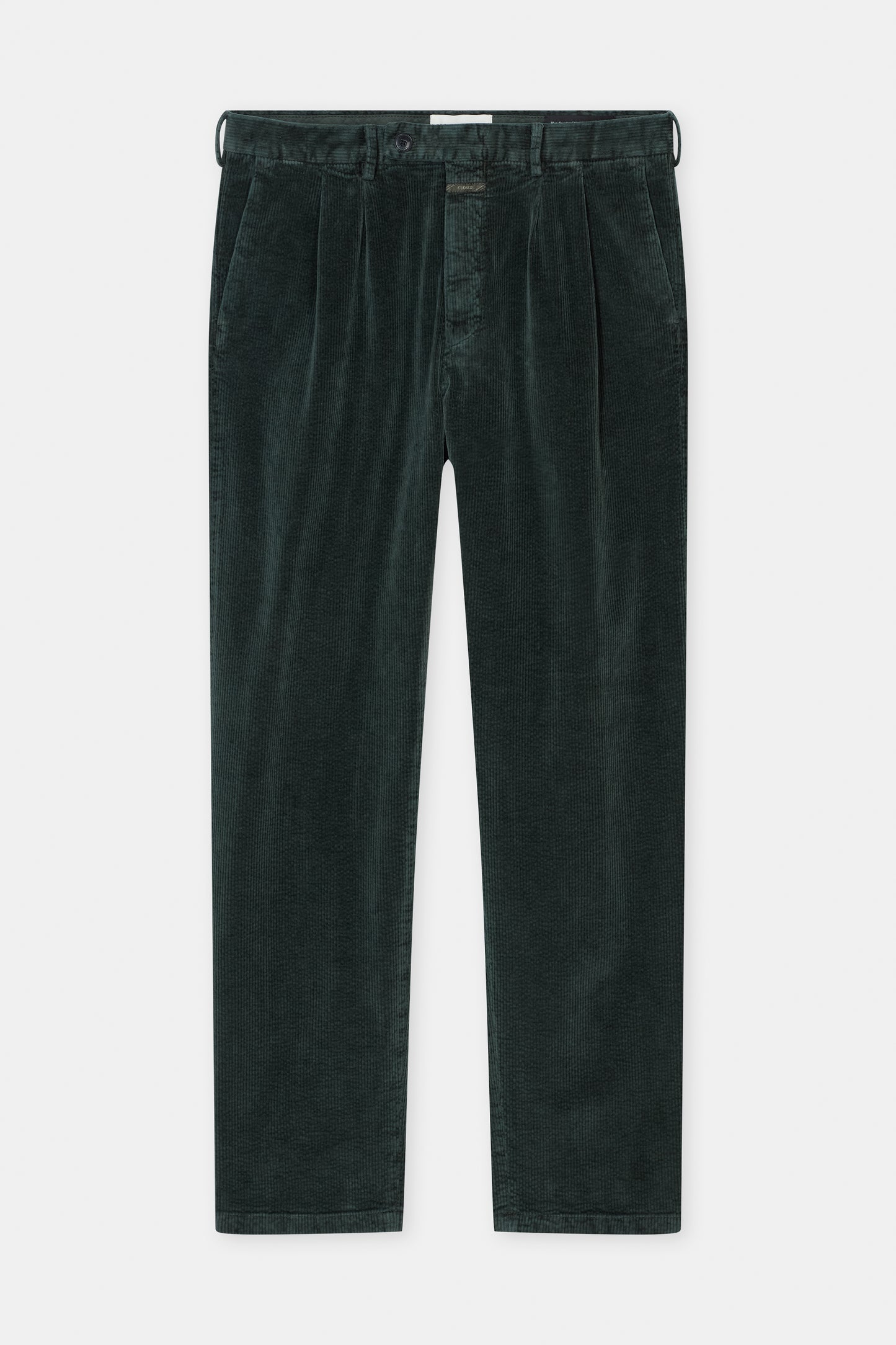 Closed Trouser Man Bergen Corduroy Green