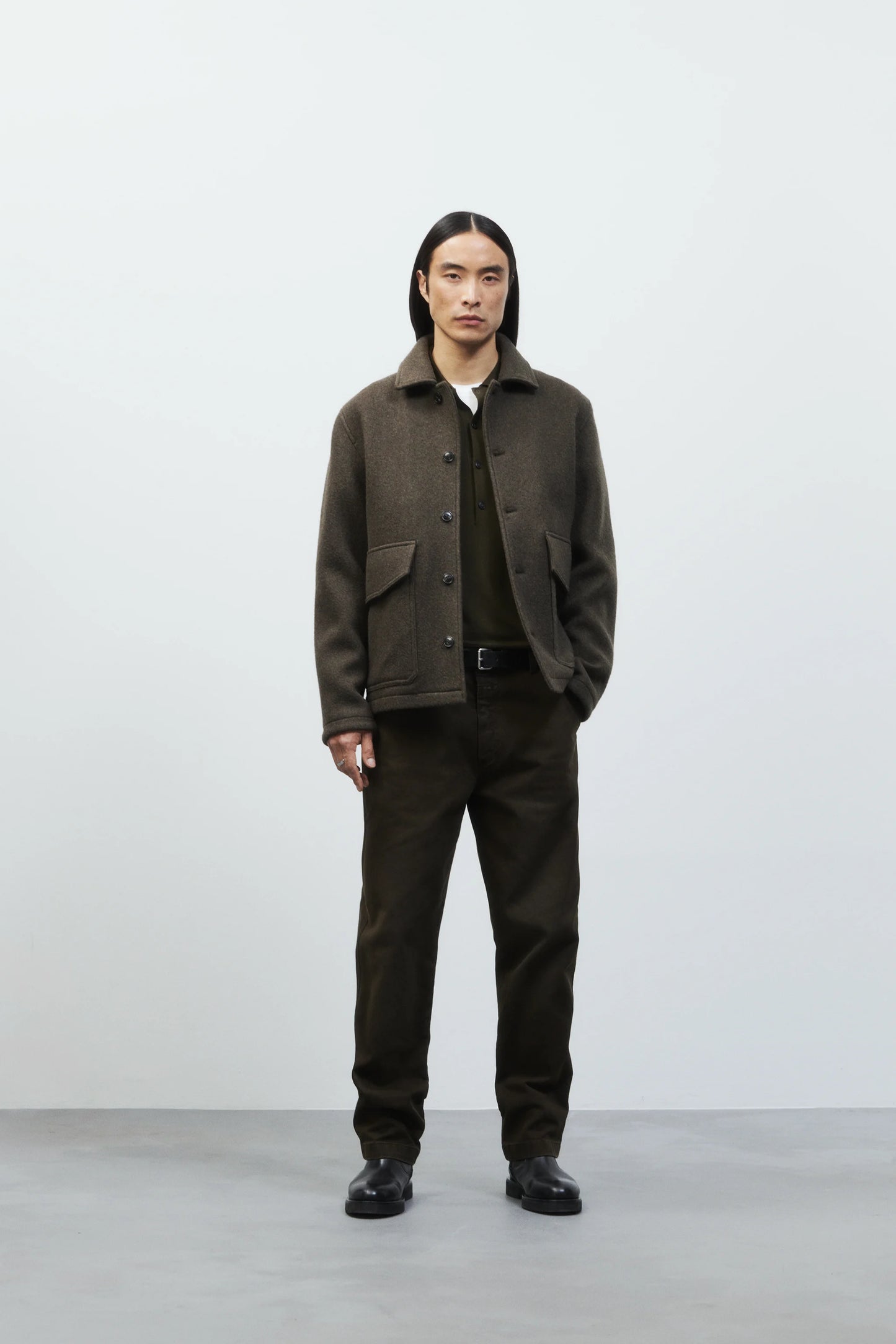 Closed Trouser Man Toledo Marsh Green