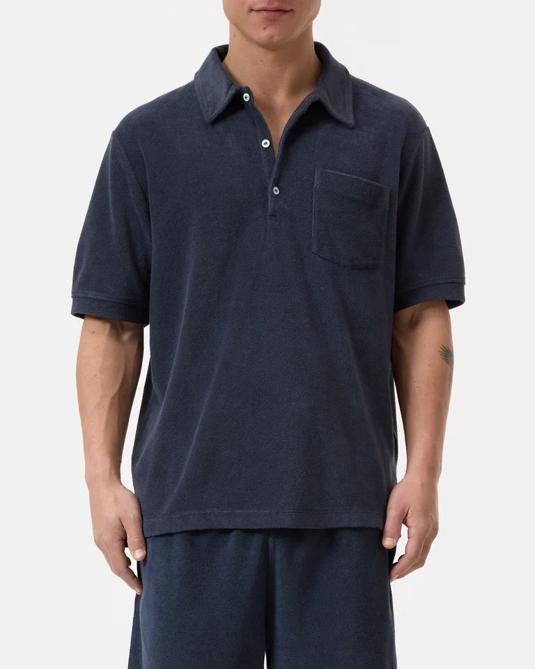 Closed T-Shirt Man Polo Short Sleeve Smokey Blue