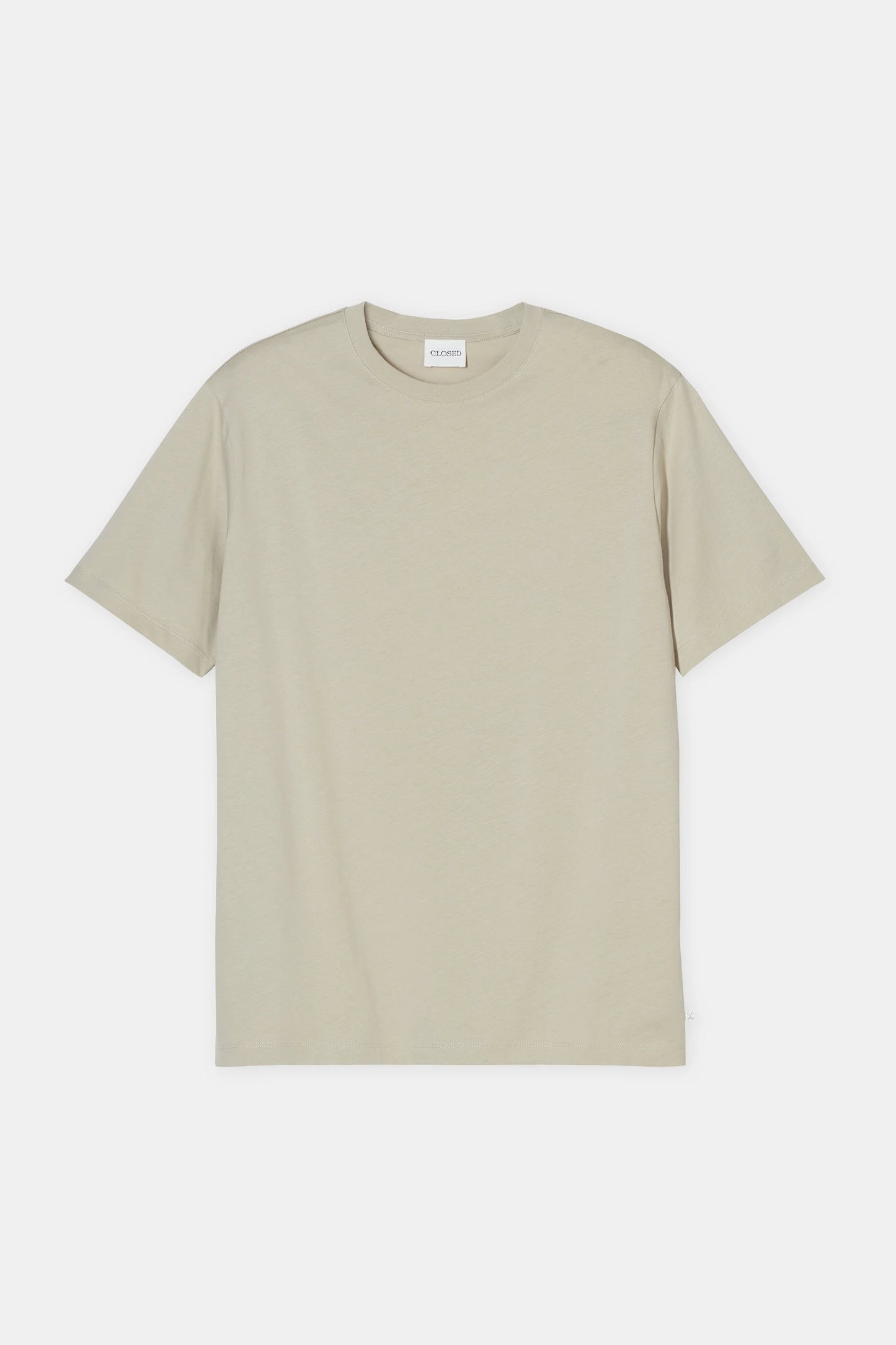 Closed T-Shirt Man Basic Flax Beige
