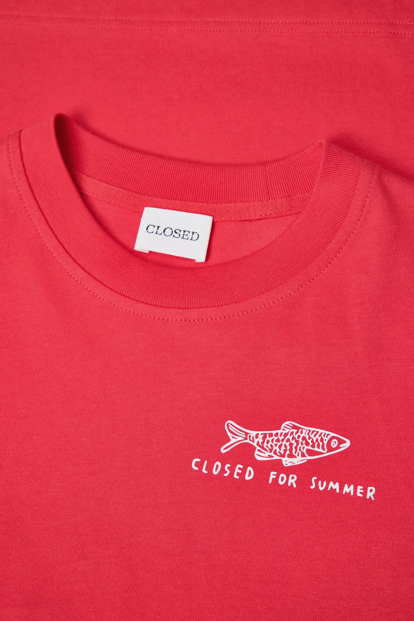Closed T-Shirt Man Printed 2 Laser Red