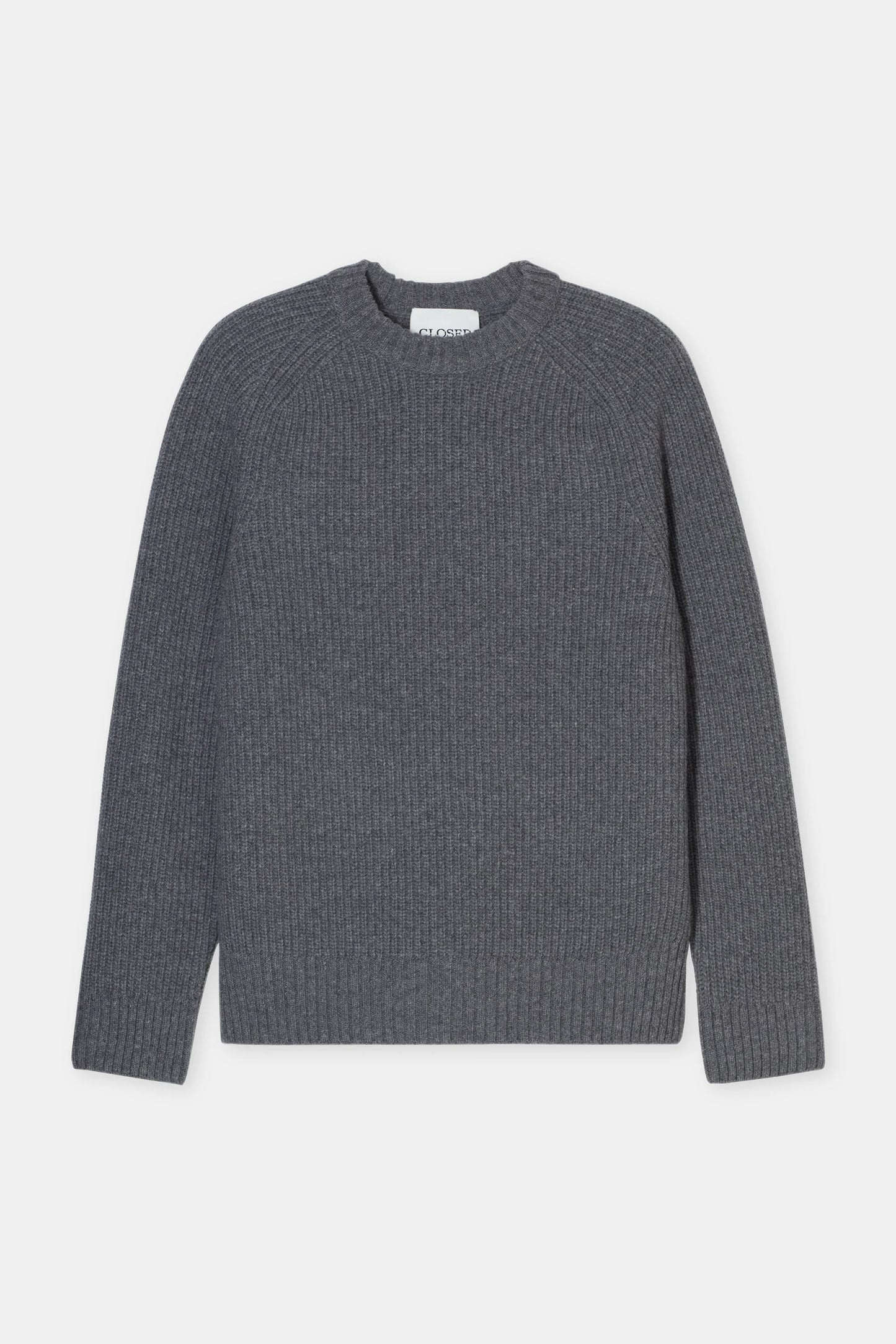 Closed Sweater Man Pullover Dark Grey Melange