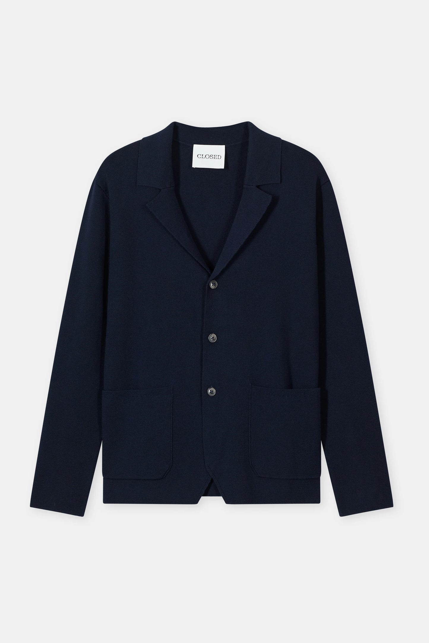 Closed Man Knitted Blazer Dark Night