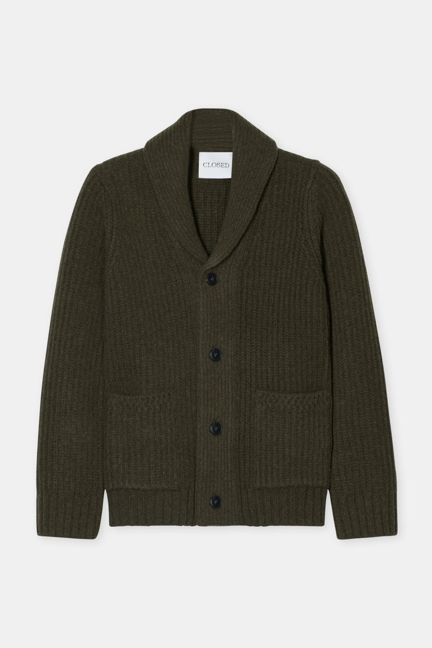 Closed Sweater Man Cardigan Marsh Green