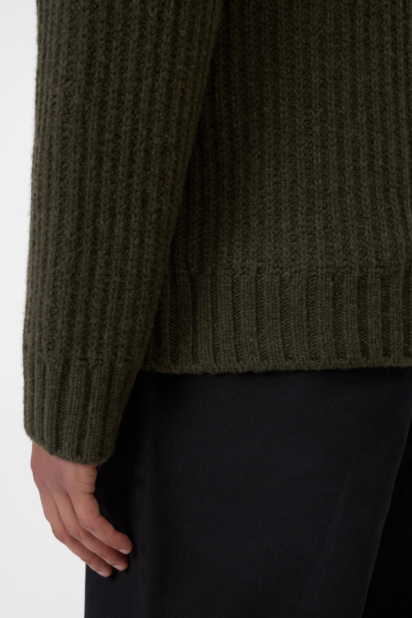 Closed Sweater Man Cardigan Marsh Green