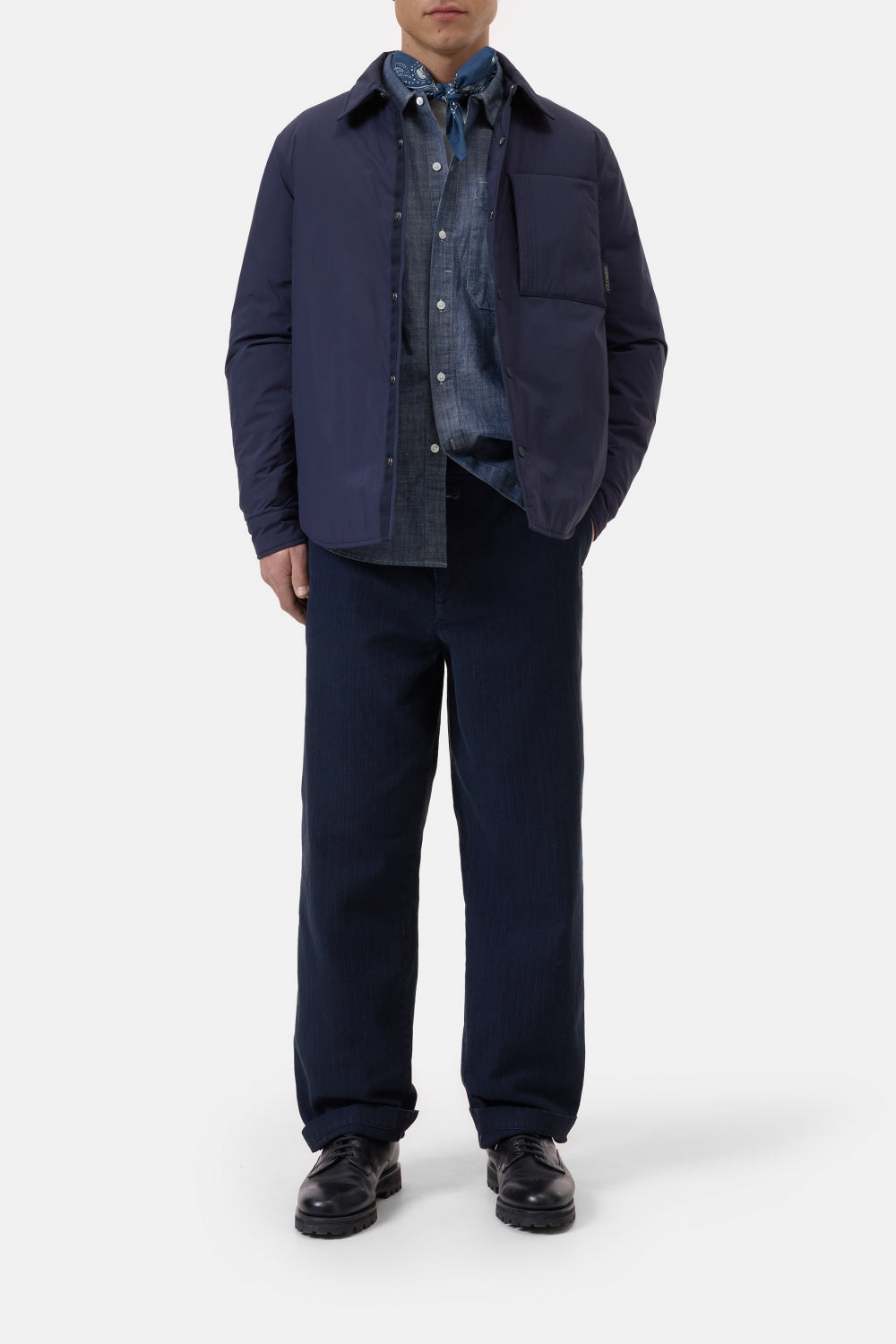 Closed Shirt Man Quilted Overshirt