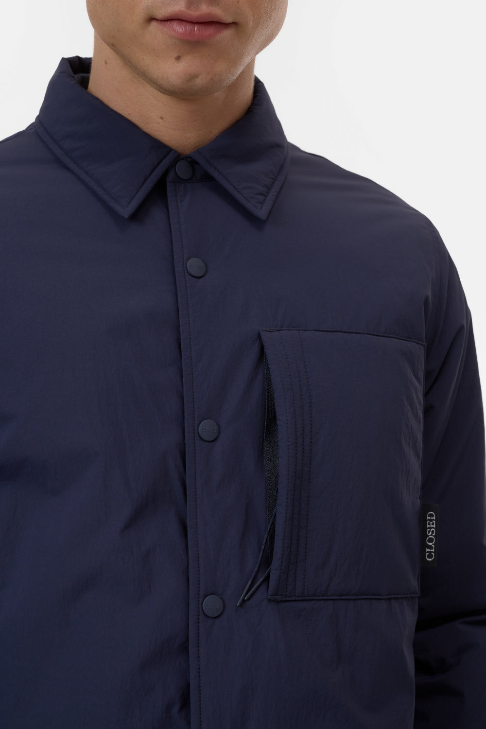 Closed Shirt Man Quilted Overshirt