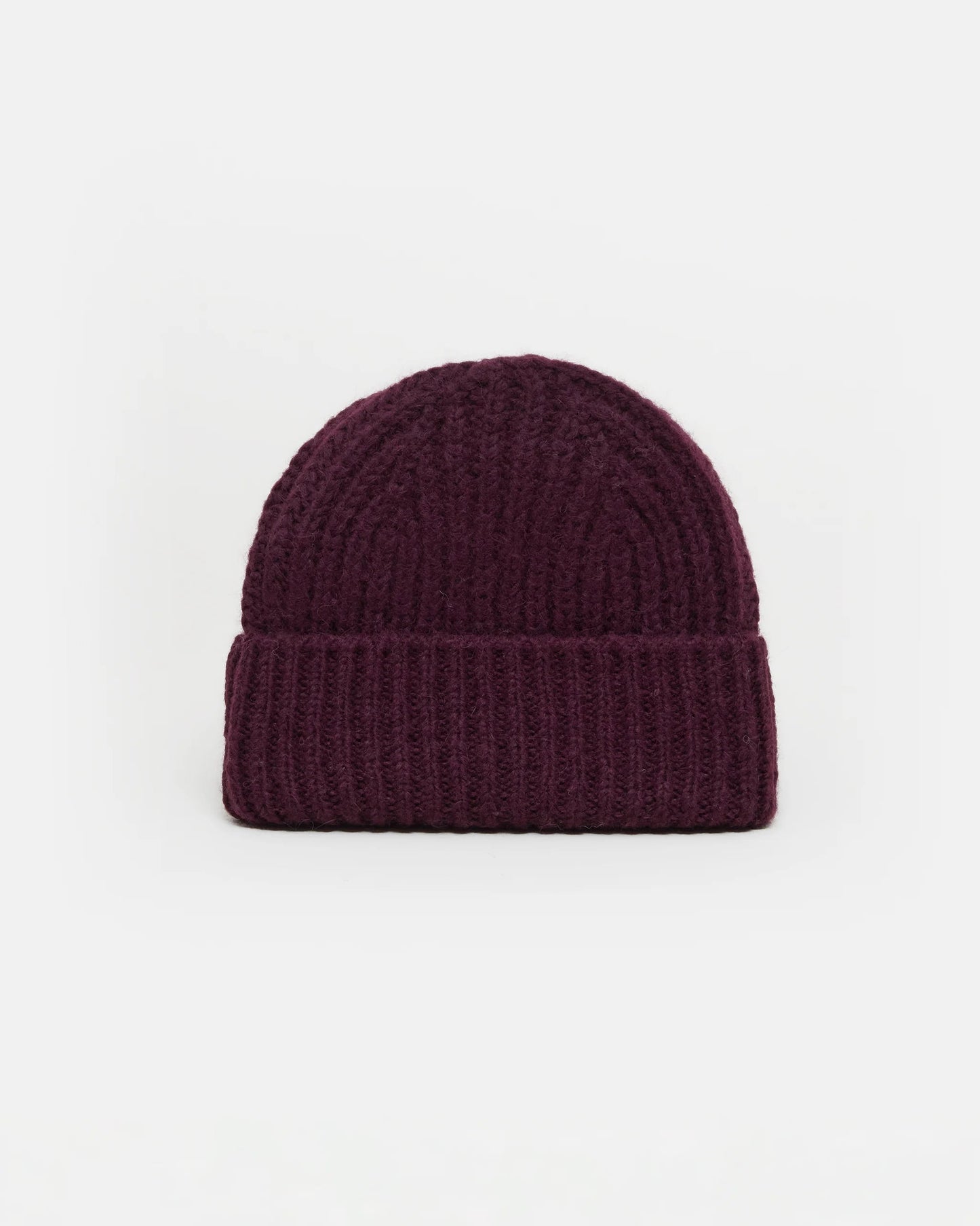 Closed Hat Dark Raisin Red