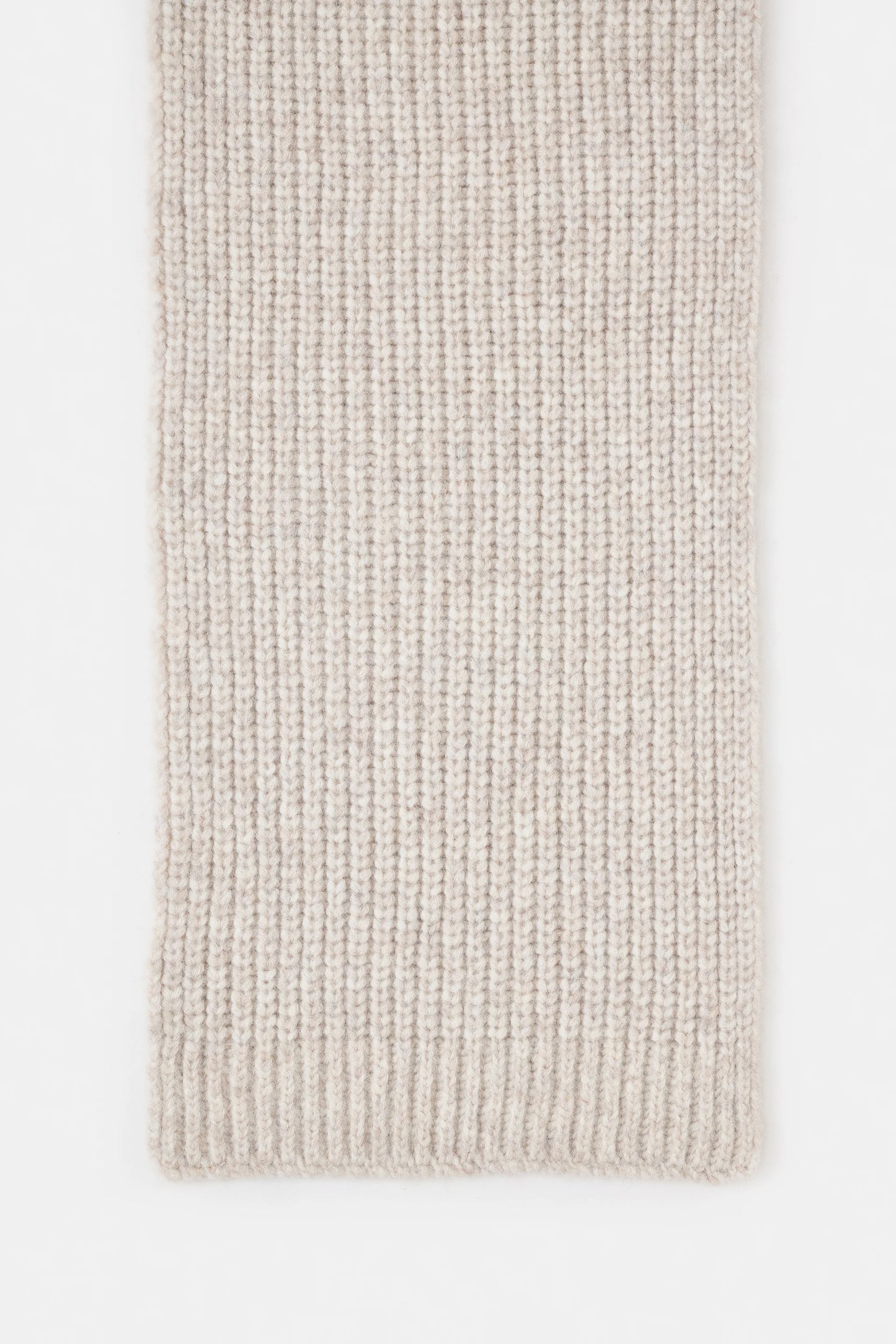 Closed Scarf Woman Knitted Scarf Silt Grey