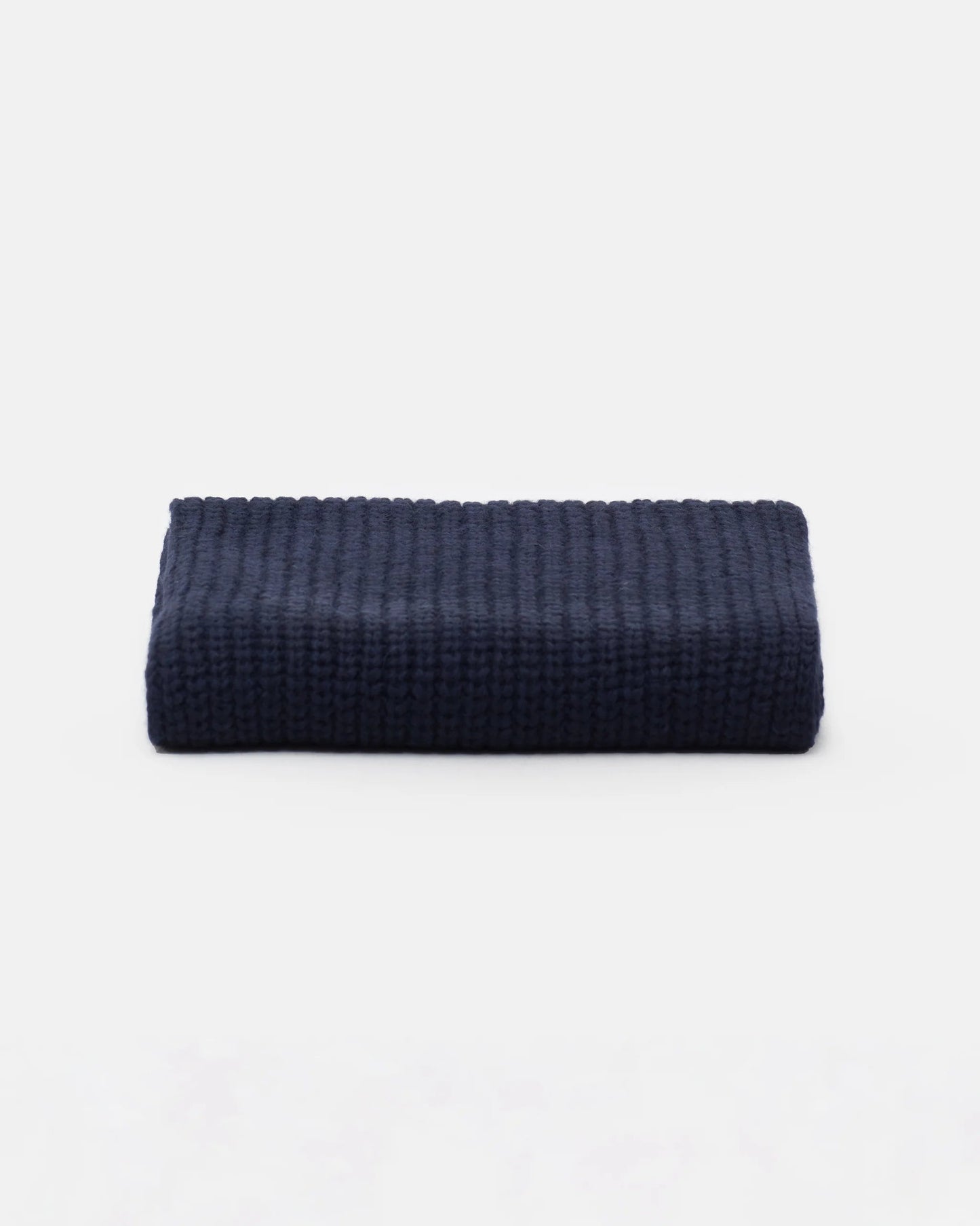 Closed Scarf Woman Knitted Scarf Dark Night