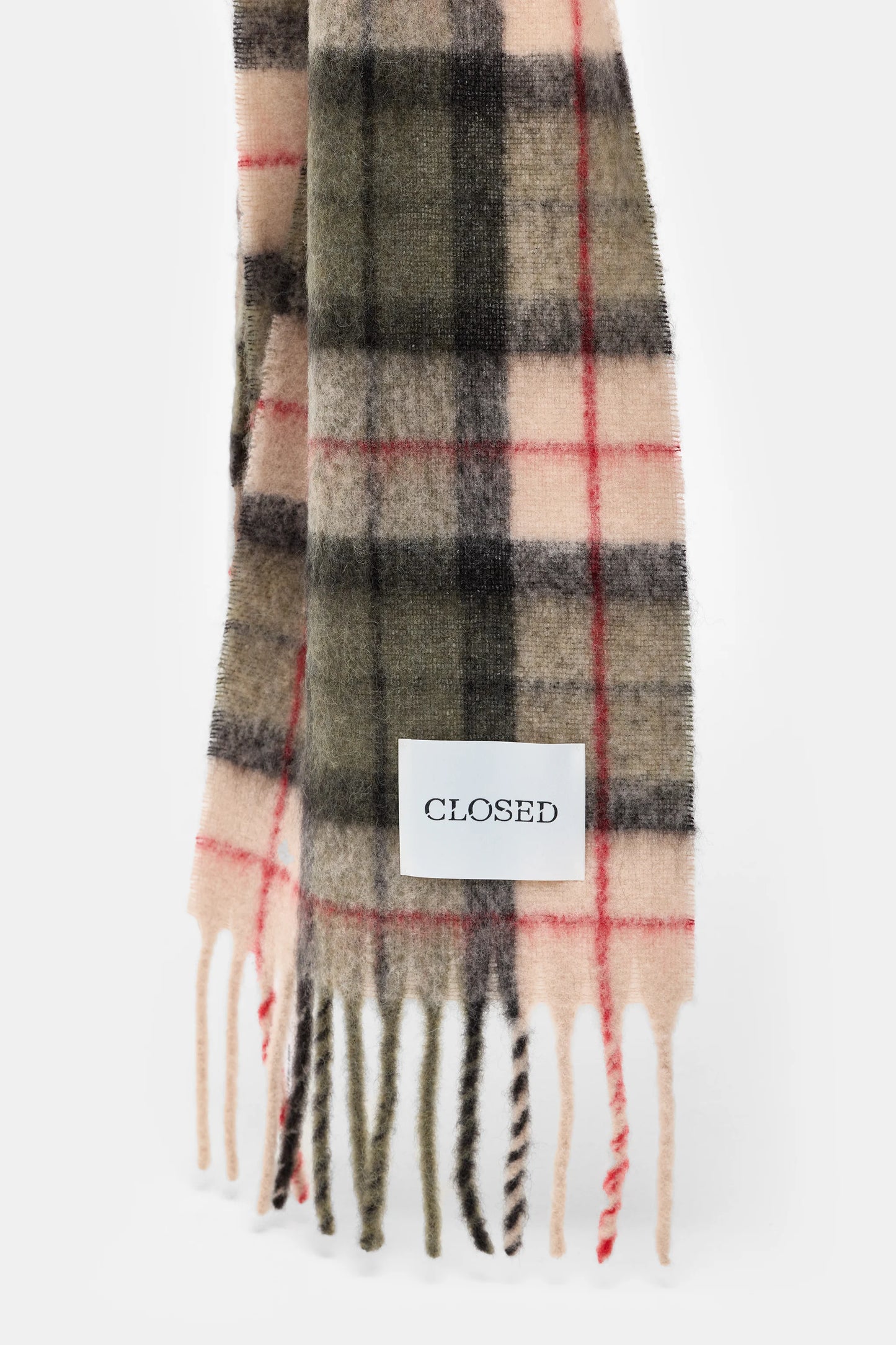 Closed Scarf Woman Pale Pink