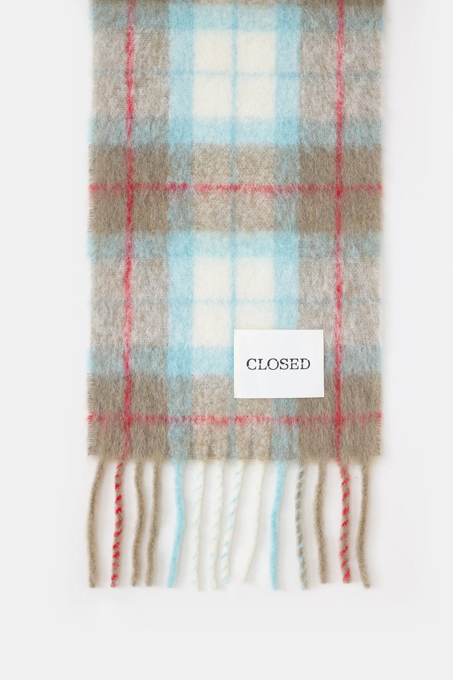 Closed Scarf Woman Clay Beige